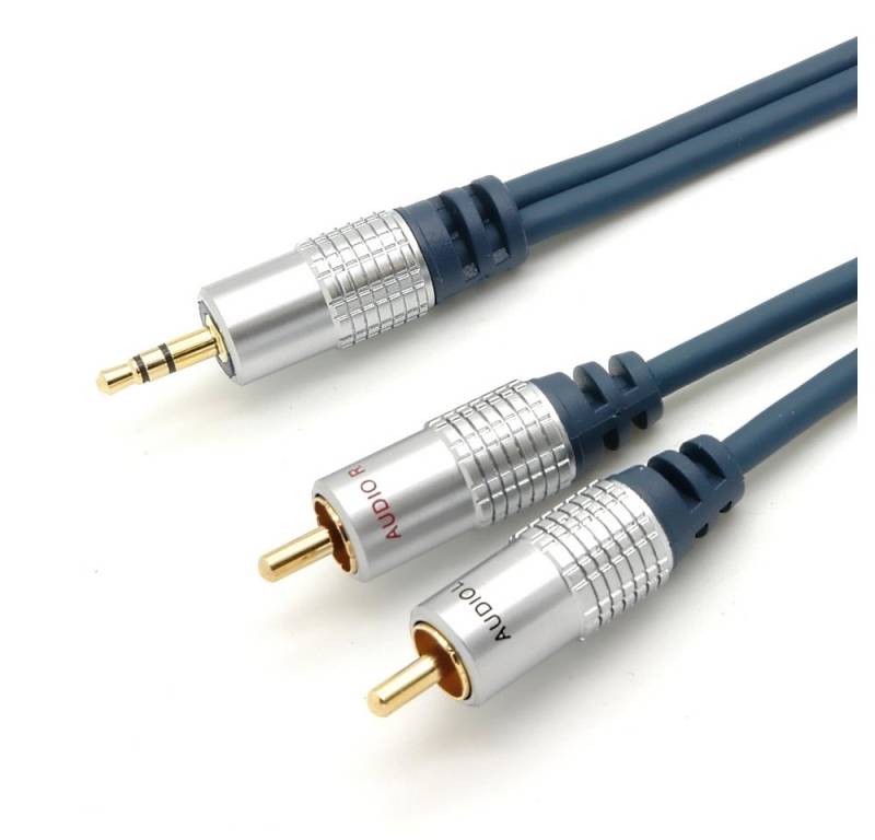 Home Cinema Home Cinema Klinken Adapter Audiokabel - Länge: 10,00 m Audio- & Video-Kabel, (1000 cm) von Home Cinema