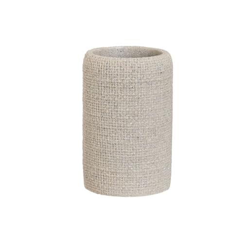 Home ESPRIT Becher, Beige, Kunstharz, 7 x 7 x 11 cm von Home ESPRIT