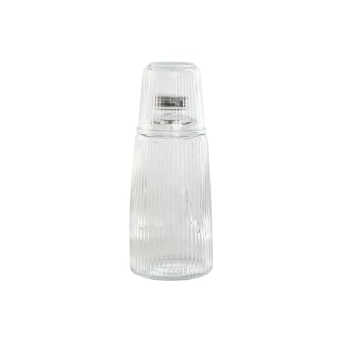 Home ESPRIT Wasserflasche, transparent, Glas, 240 ml, 1 l von Home ESPRIT