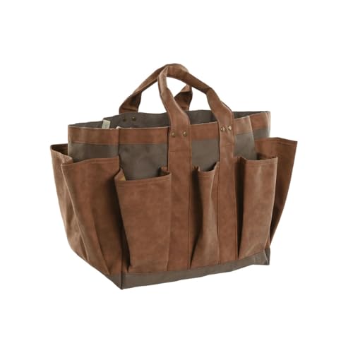 Home ESPRIT Werkzeugtasche Garten Braun 47 x 18 x 27 cm von Home ESPRIT