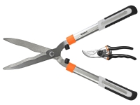 Green&gt it® Heckenschere mit Wellenschneider und Softgrip-Baumschere von Home > It