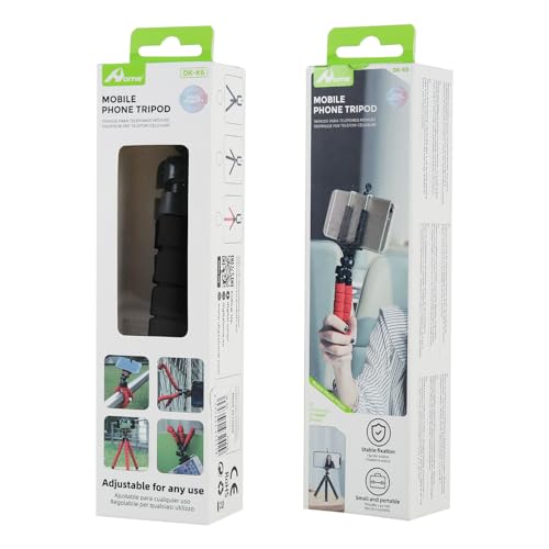 Handy Stativ Flexibel, HOME Mini Stativ für Smartphone 360° Drehbare Handyhalterung Stativ Ständer mit Universalclip, Mini Reisestativ Mini Tripod für Handy Handy Stativ Flexibel, HOME Mini Stativ für Smartphone 360° Drehbare Handyhalterung Stativ Ständer mit Universalclip, Mini Reisestativ Mini Tripod für Handy von Home