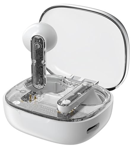 Kopfhörer Kabellos Bluetooth 5.3, 4g Mini In Ear Kopfhörer mit 4 HD Mic, 50H Tiefer Bass Spielzeit Wireless Earbud, 2024 Bluetooth Kopfhörer mit Hi-Fi Stereo Ohrhörer Sport, USB-C Ladecase(Weiß) Kopfhörer Kabellos Bluetooth 5.3, 4g Mini In Ear Kopfhörer mit 4 HD Mic, 50H Tiefer Bass Spielzeit Wireless Earbud, 2024 Bluetooth Kopfhörer mit Hi-Fi Stereo Ohrhörer Sport, USB-C Ladecase(Weiß) von Home