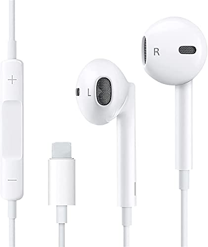 Kopfhörer für iPhone 14, Kopfhörer für iPhone 12, kabelgebunden, Stereo, HiFi-Kopfhörer mit integriertem Mikrofon und Lautstärkeregler, kompatibel mit iPhone 14/13 Pro/12/12Pro/11/11Pro/X/XS/SE/XR Kopfhörer für iPhone 14, Kopfhörer für iPhone 12, kabelgebunden, Stereo, HiFi-Kopfhörer mit integriertem Mikrofon und Lautstärkeregler, kompatibel mit iPhone 14/13 Pro/12/12Pro/11/11Pro/X/XS/SE/XR von HomeCove