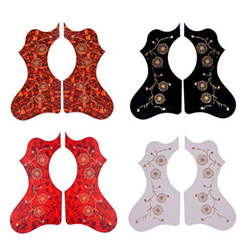 HomeDecTime 8pcs Pickguard Schlagschutz Schlagbrett für 40 41 Zoll Akustik/Folk Gitarre/Konzertgitarre, Rot + Weiß + Schwarz HomeDecTime 8pcs Pickguard Schlagschutz Schlagbrett für 40 41 Zoll Akustik/Folk Gitarre/Konzertgitarre, Rot + Weiß + Schwarz von HomeDecTime
