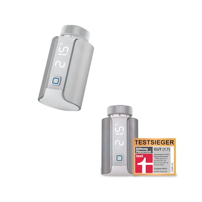 Homematic IP Heizkörperthermostat – Evo silber, 2er Pack von HomeMatic IP