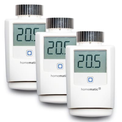 Homematic IP Heizkörperthermostat HMIP-eTRV/2 • 3er Pack Homematic IP Heizkörperthermostat HMIP-eTRV/2 • 3er Pack von Homematic IP