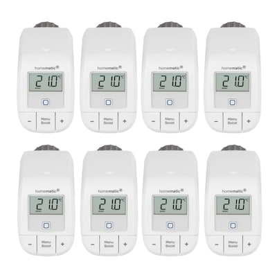 Homematic IP Heizkörperthermostat – basic HmIP-eTRV-B, 8er Pack von Homematic IP