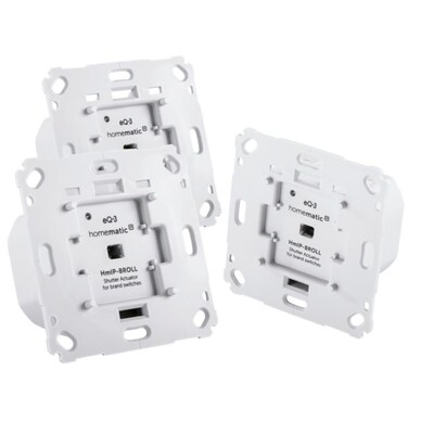 Homematic IP Rollladenaktor für Markenschalter - Unterputz HmIP-BROLL, 3er Pack von Homematic IP