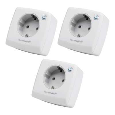 Homematic IP Schalt-Mess-Steckdose Smart Plug HmIP-PSM-2 • 3er Pack von Homematic IP