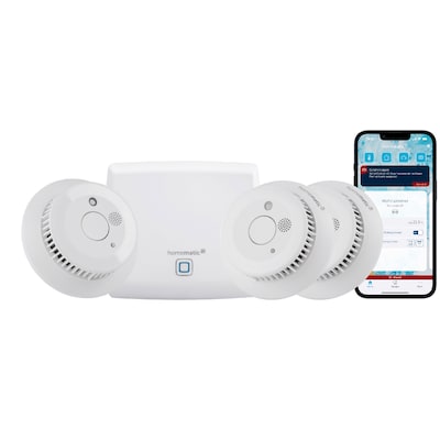 Homematic IP Starter Set • 3x Rauchwarnmelder HmIP-SK4 • Access Point von Homematic IP