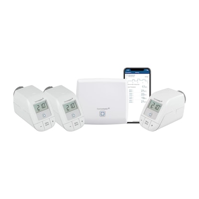 Homematic IP Starter Set Heizen Basis III, 3x Thermostat Basic & Access Point von Homematic IP