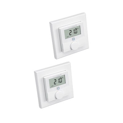 Homematic IP Wandthermostat mit Luftfeuchtigkeitssensor HmIP-WTH-1 • 2er Pack Homematic IP Wandthermostat mit Luftfeuchtigkeitssensor HmIP-WTH-1 • 2er Pack von Homematic IP