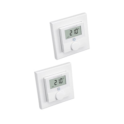 Homematic IP Wandthermostat mit Luftfeuchtigkeitssensor HmIP-WTH-1, 2er Pack von Homematic IP