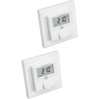 Homematic IP Wandthermostat mit Luftfeuchtigkeitssensor HmIP-WTH-1 • 2er Pack Homematic IP Wandthermostat mit Luftfeuchtigkeitssensor HmIP-WTH-1 • 2er Pack von Homematic IP