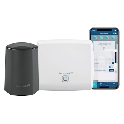 Homematic IP smarte Wetterstation Temperatur + Luftfeuchtigkeit mit Access Point von Homematic IP