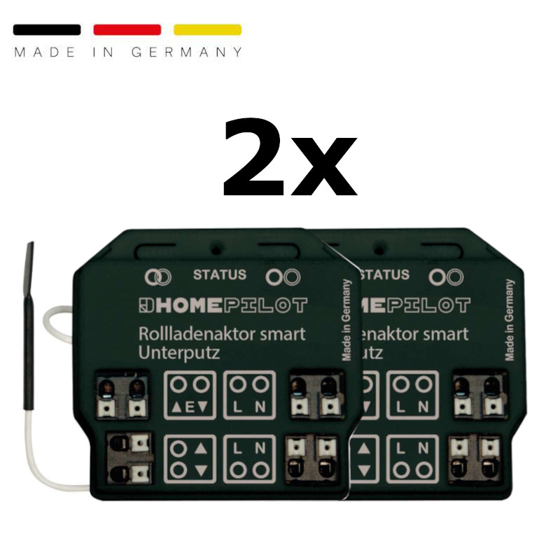 Bundle 2x HomePilot Rollladenaktor smart Unterputz Bundle 2x HomePilot Rollladenaktor smart Unterputz von HomePilot