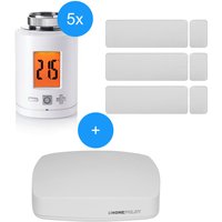 HOMEPILOT Gateway Premium + Heizkörper-Thermostat smart 5er-Set & Tür- und Fensterkontakt smart 3er-Set HOMEPILOT Gateway Premium + Heizkörper-Thermostat smart 5er-Set & Tür- und Fensterkontakt smart 3er-Set von HomePilot