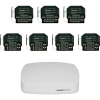 HOMEPILOT Gateway premium + Rollladenaktor smart Unterputz 7er-Set HOMEPILOT Gateway premium + Rollladenaktor smart Unterputz 7er-Set von HomePilot