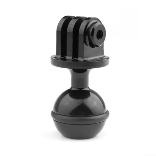 Action Kamera Ball Adapter, Aluminiumlegierung 1 Zoll Kugelgelenkhalter, Entwickelt für Tauchen und Wassersport (Schwarz) von HomeVortex