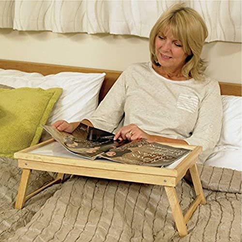 Homecraft Wooden Bed Tray, Adjustable Tilt for Multiple Uses, Laminated for Ease of Cleaning, Tray Legs Position Tray Comfortably Across Lap, For All Ages, (Eligible for VAT relief in the UK) von Homecraft