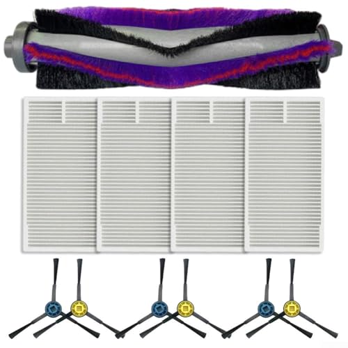 Hocheffizientes Ersatzbürsten- und Filter-Set für M9, für Eureka NERE10s E10S, für Obode A8 von Homefurnishmall