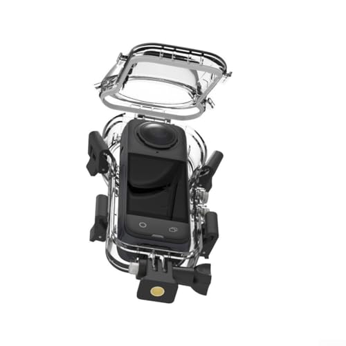 Wasserdichtes Gehäuse für Insta360 X5, 50 m Unterwassergehäuse Shell Box Tauchen Schwimmen Zubehör für Insta360 X5 Transparent Wasserdichtes Gehäuse für Insta360 X5, 50 m Unterwassergehäuse Shell Box Tauchen Schwimmen Zubehör für Insta360 X5 Transparent von Homefurnishmall