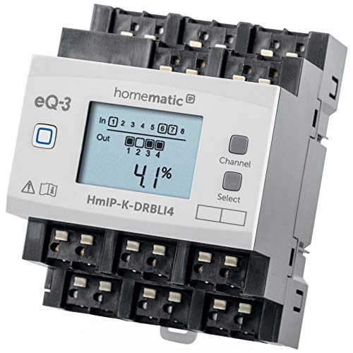 ELV Bausatz Homematic IP Funk-Jalousieaktor für Hutschienenmontage HmIP-K-DRBLI4, 4-fach von Homematic IP