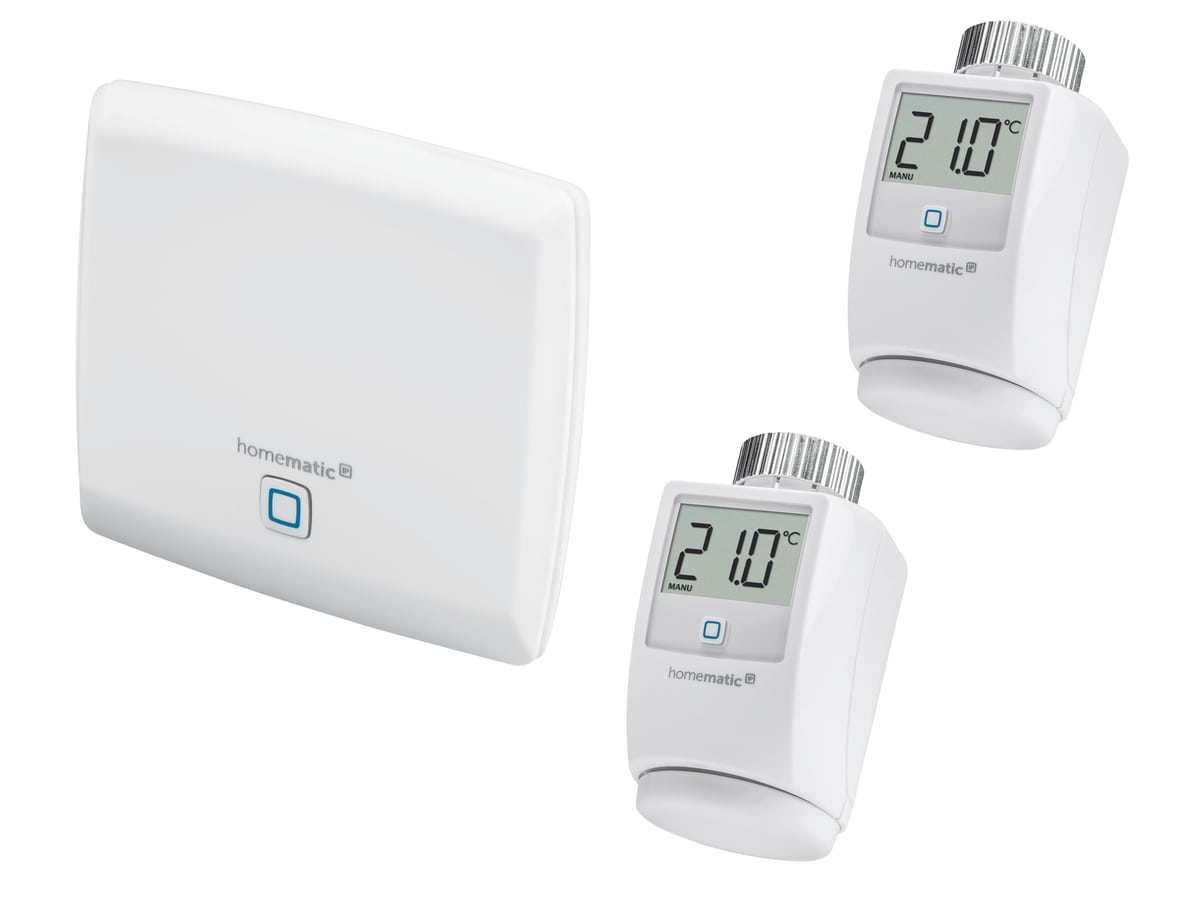 HOMEMATIC IP Accesspoint + 2er Set Thermostat 140280 von Homematic IP