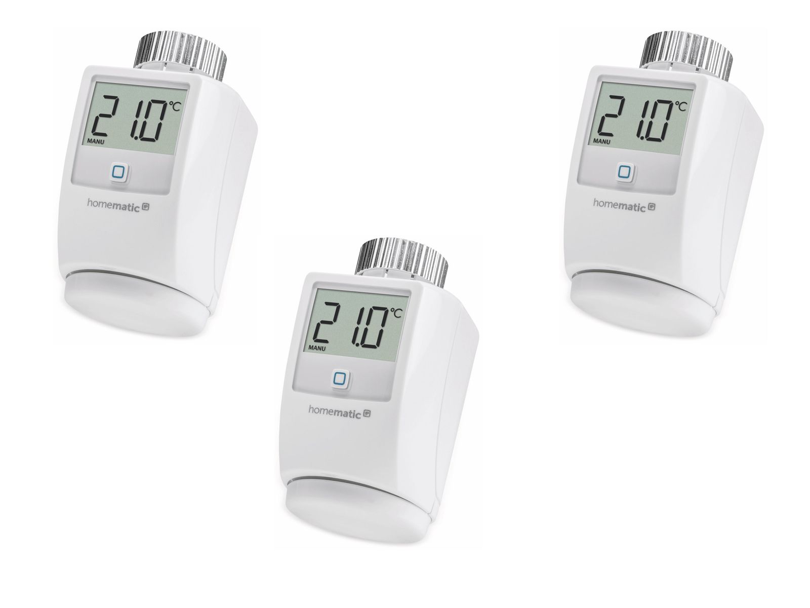 HOMEMATIC IP Smart Home 140280 Heizkörper-Thermostat, 3 Stück von Homematic IP