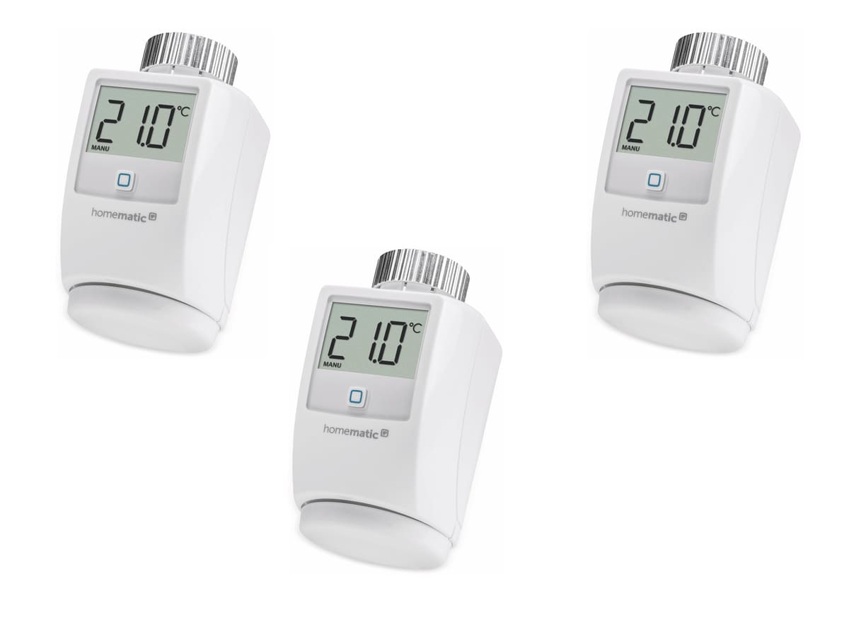 HOMEMATIC IP Smart Home 140280 Heizkörper-Thermostat, 3 Stück HOMEMATIC IP Smart Home 140280 Heizkörper-Thermostat, 3 Stück von Homematic IP