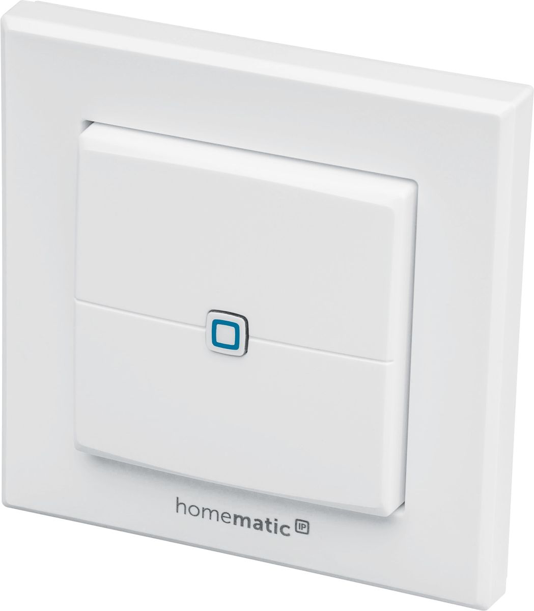HOMEMATIC IP Smart Home 140665 Wandtaster, 2-fach von Homematic IP