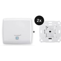 Homematic IP Access Point + Rollladenaktor für Markenschalter 2er-Set - Markisensteuerung von Homematic IP