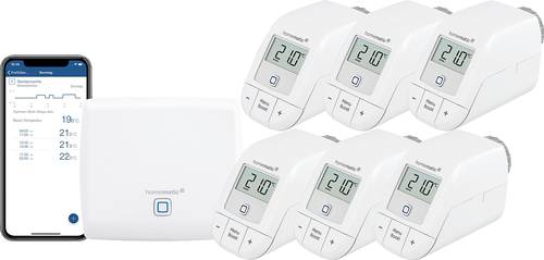 Homematic IP Funk Starterkit Heizen für 6 Heizkörper von Homematic IP