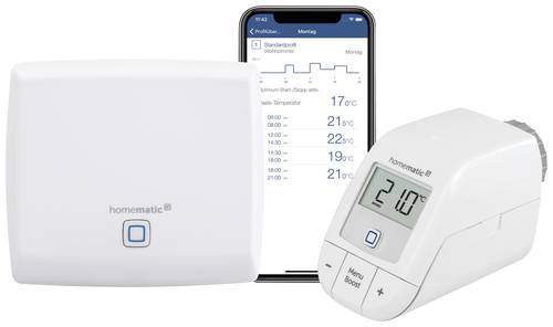 Homematic IP Funk Zentrale, Heizkörperthermostat basic Access Point+HmIP-eTRV-B 2 von Homematic IP