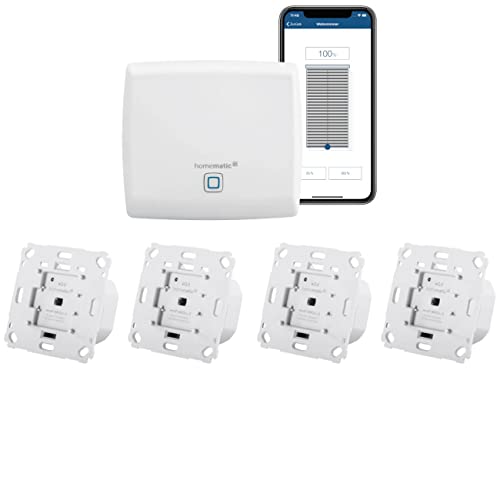 Homematic IP Rolladensteuerung, Smart Home Set mit App von Homematic