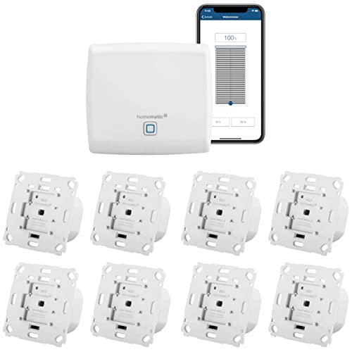 Homematic IP Rolladensteuerung, Smart Home Set mit App von Homematic