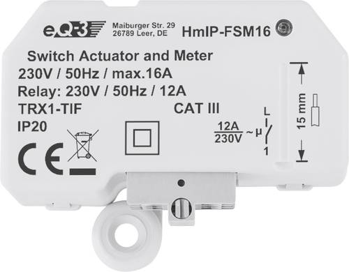 Homematic IP Schaltaktor mit Messfunktion HmIP-FSM16 von Homematic IP