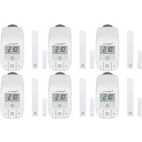 Homematic IP Set Heizen – easy connect mit Heizkörperthermostat und Tür-/Fensterkontakt 6er-Set von Homematic IP