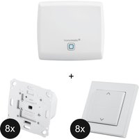 Homematic IP Starter-Set Beschattung – für 8 Rollladen / Markisen Homematic IP Starter-Set Beschattung – für 8 Rollladen / Markisen von Homematic IP