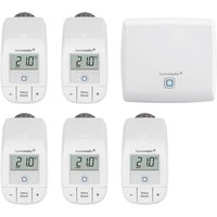 Homematic IP Starter Set Heizen mit 5 Heizkörperthermostaten Basic von Homematic IP