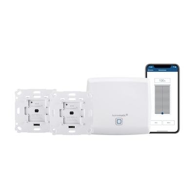 Homematic IP Starter Set Rollladen / Beschattung • 2x Aktor • Access Point Homematic IP Starter Set Rollladen / Beschattung • 2x Aktor • Access Point von Homematic IP
