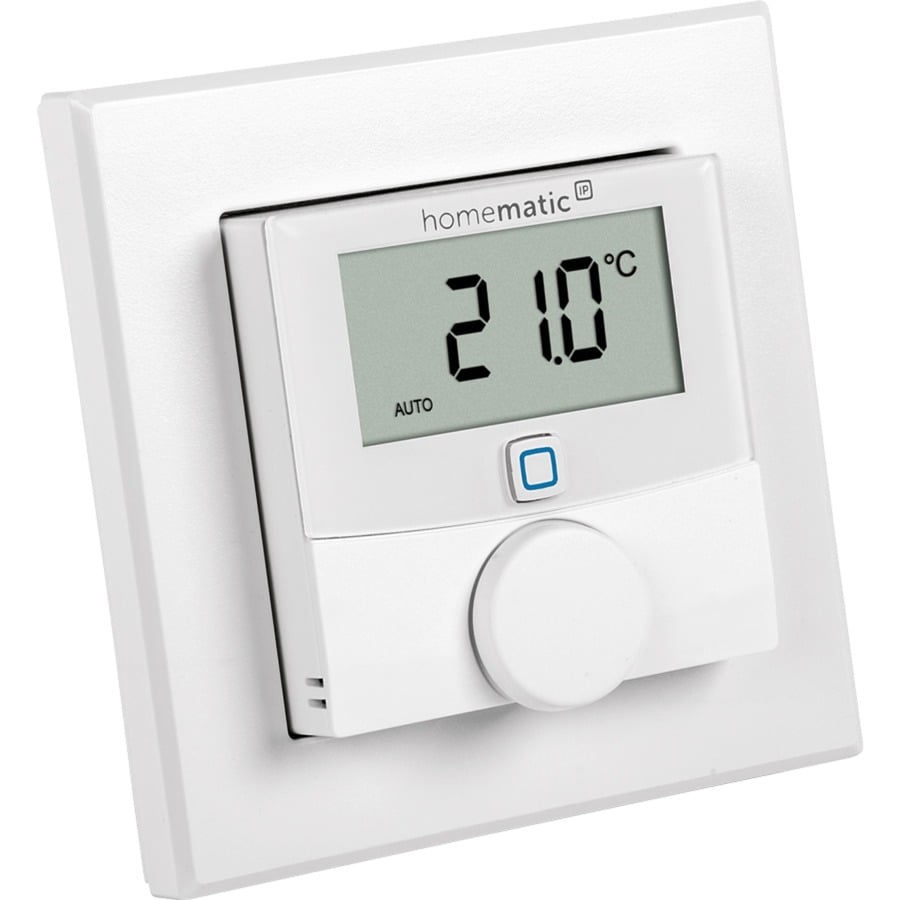 Smart Home Wandthermostat mit Luftfeuchtesensor (HMIP-WTH-2) von Homematic IP