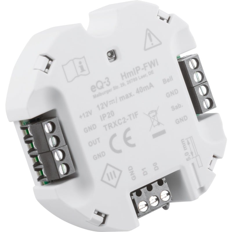 Wiegand Schnittstelle (HmIP-FWI), Schnittstellenerweiterung von Homematic IP