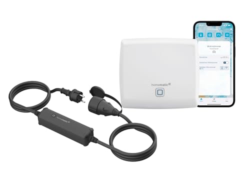 Homematic IP Access Point + Schalt-Mess-Kabel – außen, steuert Gartengeräte oder -leuchten per App, Alexa & Google Assistant, Smart Home Gateway mit kostenloser App Homematic IP Access Point + Schalt-Mess-Kabel – außen, steuert Gartengeräte oder -leuchten per App, Alexa & Google Assistant, Smart Home Gateway mit kostenloser App von Homematic