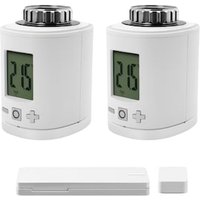 Homepilot Heizkörper-Thermostat smart, 2er Pack mit Tür- / Fensterkontakt von HOMEPILOT