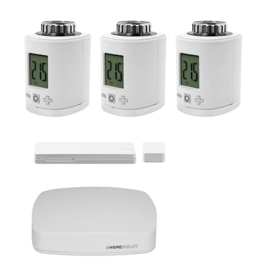 Homepilot Starter Set Smarte Heizung • 3 Thermostate • Tür-/Fensterkontakt Homepilot Starter Set Smarte Heizung • 3 Thermostate • Tür-/Fensterkontakt von HOMEPILOT
