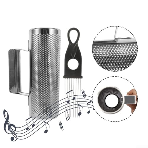 Orff Metal Sandbox Scraper Metal Scraper Sand Drum Performance Soundtrack Music Teaching Aids (4 30.5 cm) von Homeponnew