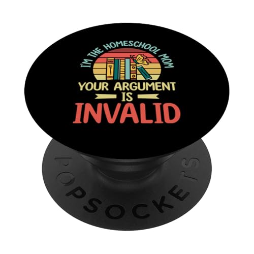 Homeschooling Homeschool Mama PopSockets Klebender PopGrip von Homeschool Mom Gifts for Homeschool Moms