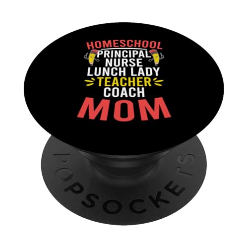 Homeschooling Homeschool Mama PopSockets Klebender PopGrip von Homeschool Mom Gifts for Homeschool Moms